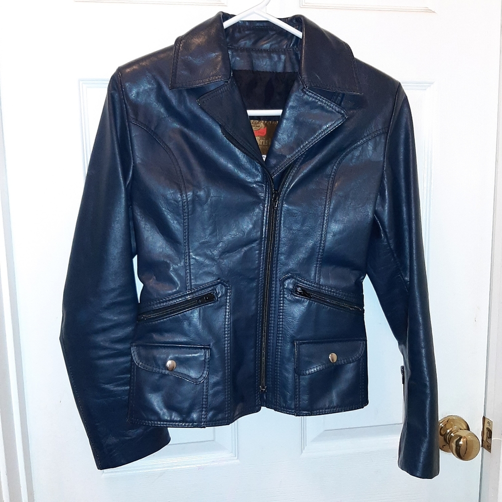 Vintage Golden Crown by Bristol Leather Jacket